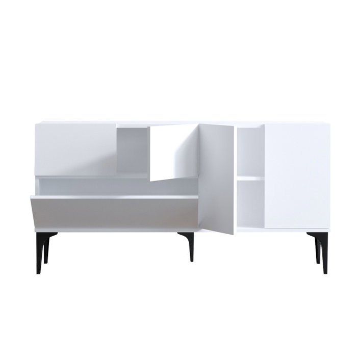 Hanah Home Glise - Dec0023 Consola Blanco y Negro Hanah Home Glise - Dec0023 Consola Blanco y Negro